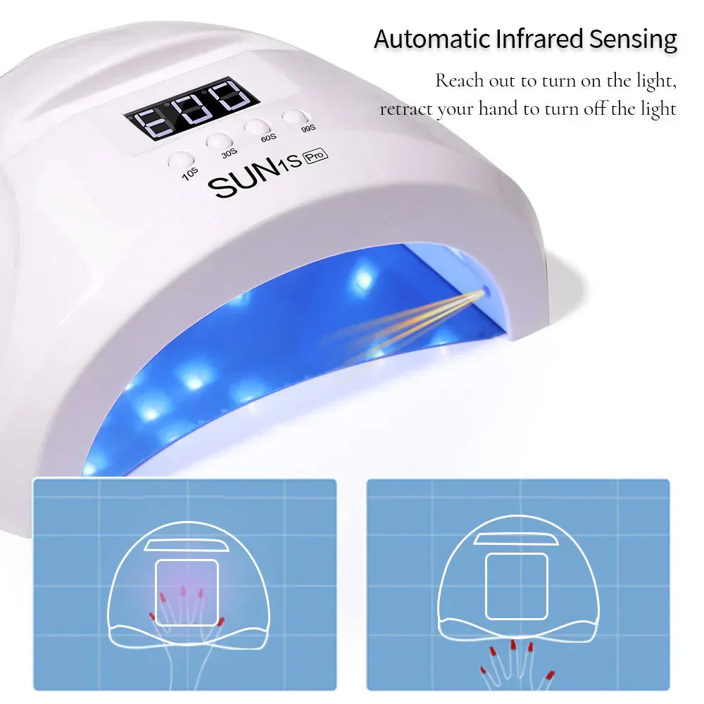Linmanda Multifunctional Uv Leds Gel Nail Polish Dryer