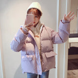 Lucyever New Winter Women'S Down Cotton Jacket Casual