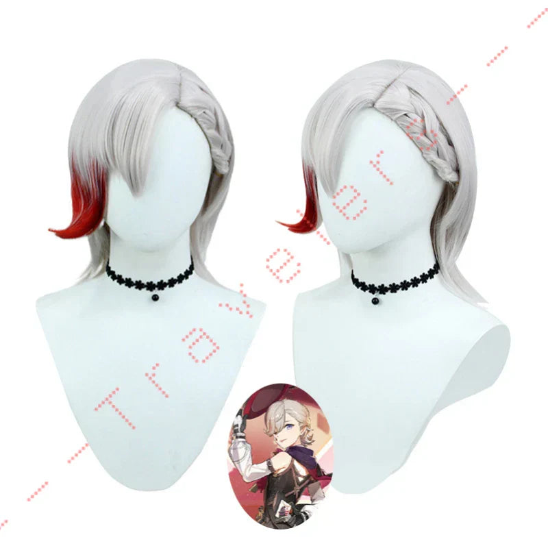 Lyney Cosplay Genshin Impact Costume Wig Fontaine Lyney