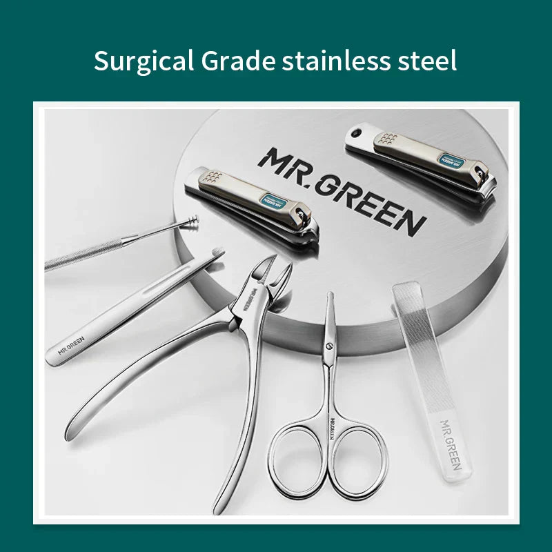 Mr.Green Manicure Set Color Contrast Sets Nail Clippers