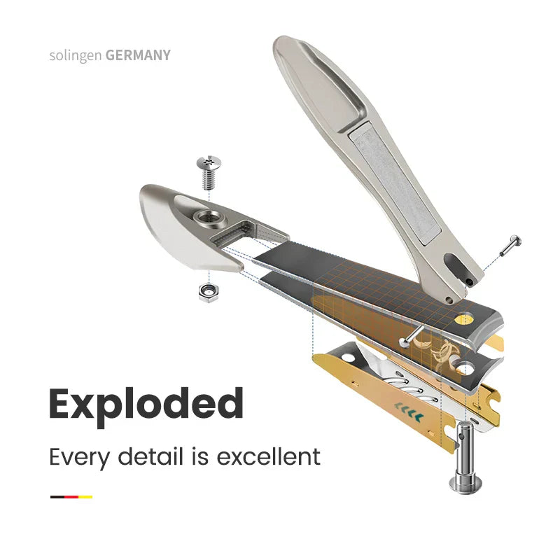 Mr.Green Nail Clippers Stainless Steel Anti Splash Fingernail