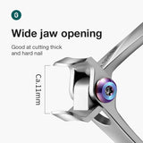 Mr.Green Nail Clippers Wide Jaw Opening Stainless Steel