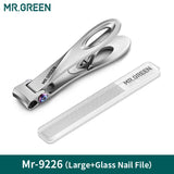 Mr.Green Nail Clippers Wide Jaw Opening Stainless Steel