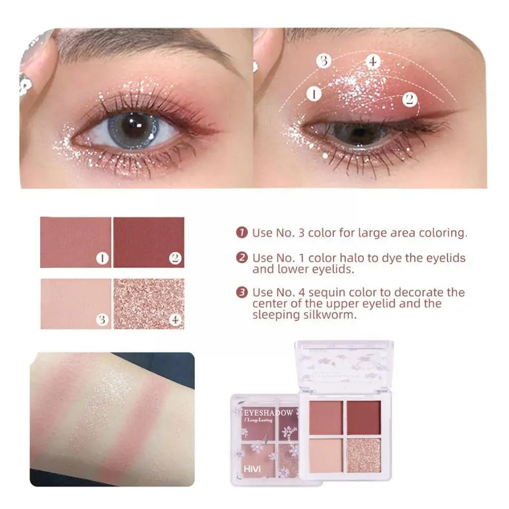 Makeup Sets Lip Gloss Angel Glitter Eyeshadow Palette