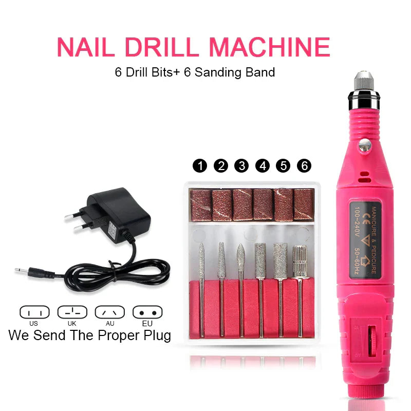 Manicure Set For Nail Extensions Gel Nail Polish