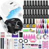 Manicure Set Poly Nail Gel Kit With /W
