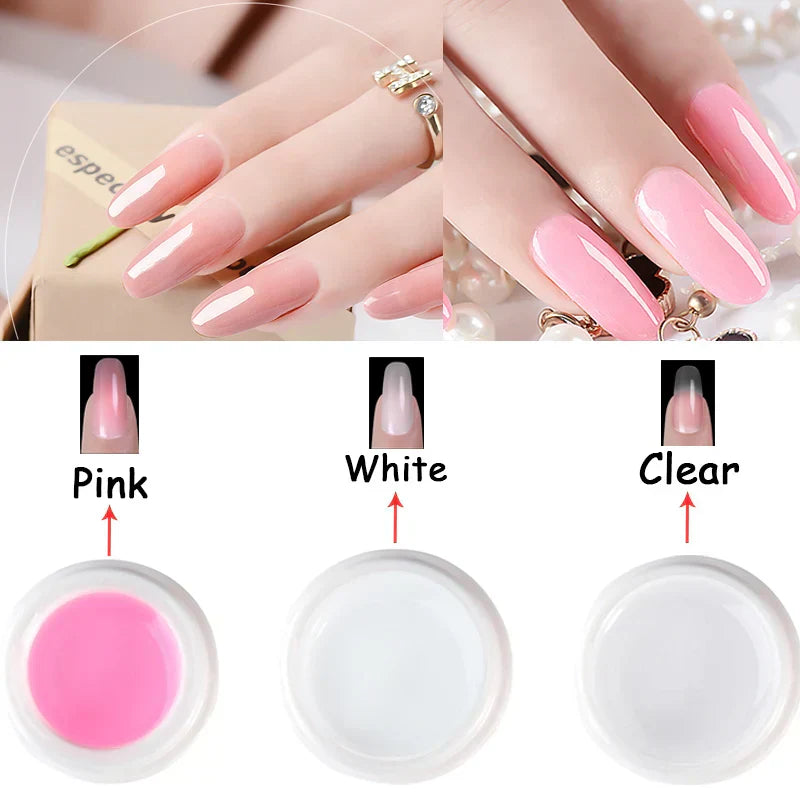 Nail Set Acrylic Manicure Kit Uv Lamp Dryer