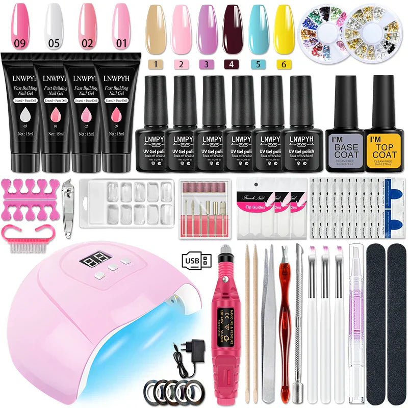 Nail Set Gel Nail Polish Set With Uv