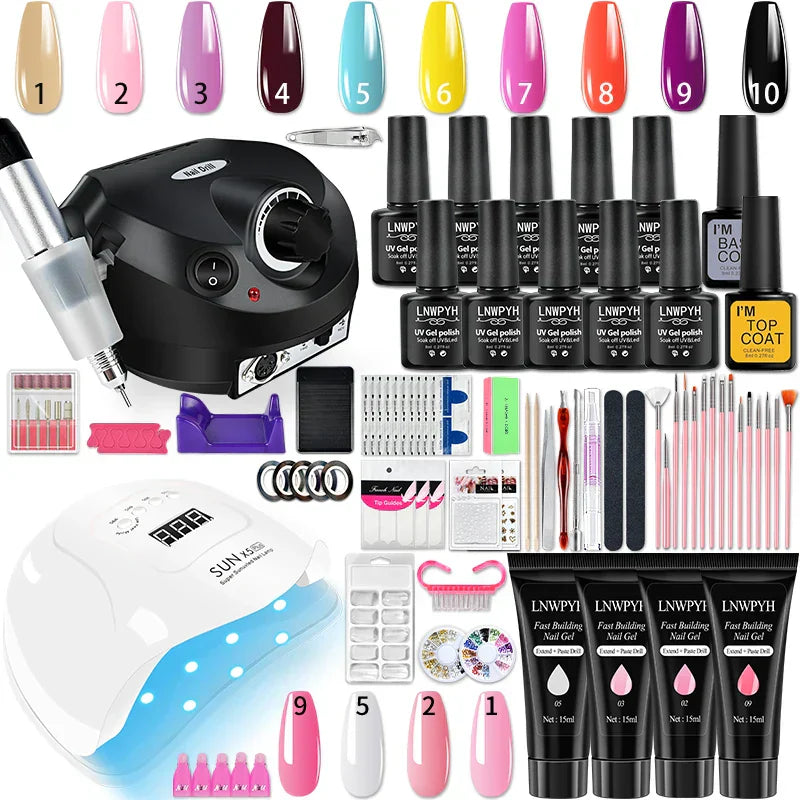 Nail Set Gel Nail Polish Set With Uv
