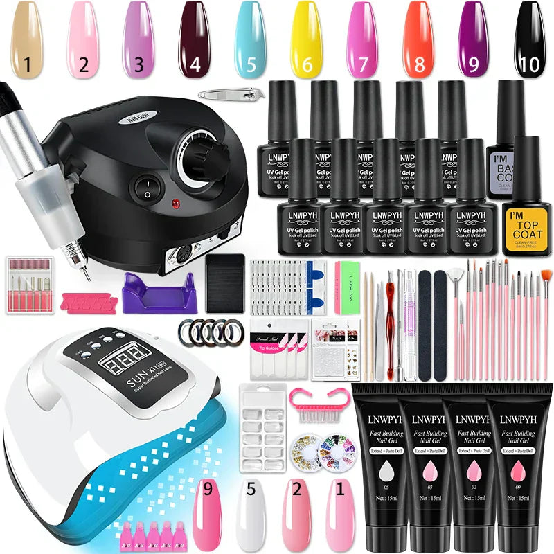 Nail Set Gel Nail Polish Set With Uv