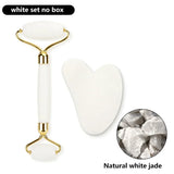 Natural Rose Quartz Jade Roller Gua Sha