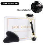 Natural Rose Quartz Jade Roller Gua Sha