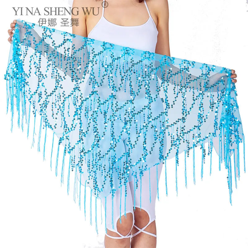 New Belly Dance Costumes Sequins Tassel Indian Belly