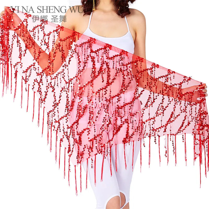 New Belly Dance Costumes Sequins Tassel Indian Belly