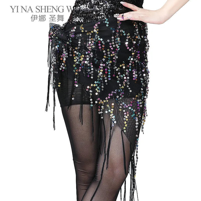 New Belly Dance Costumes Sequins Tassel Indian Belly