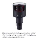 New Heat-Cold Fascia Gun Massage Head Caliber