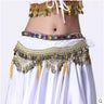 New Style Belly Dance Costumes Velvet Lantern Gold