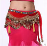 New Style Belly Dance Costumes Velvet Lantern Gold
