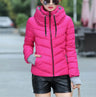 New Women' Cotton Coat Short Outwear Standing Collar
