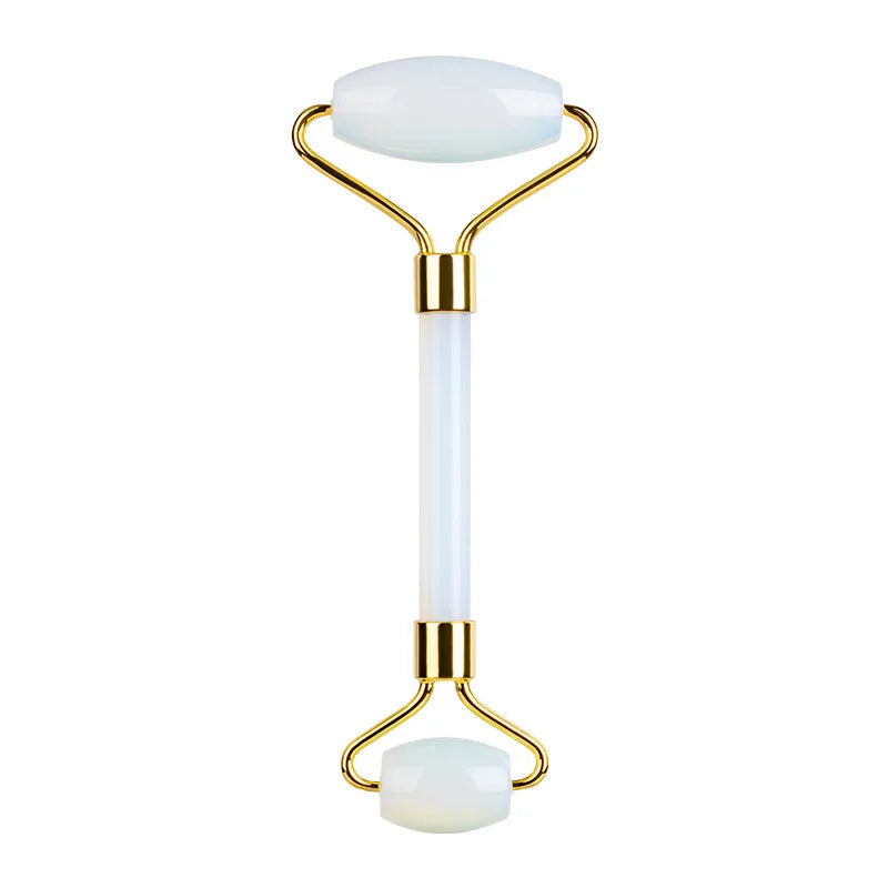 Opalite Quartz Crystal Roller For Face And Gua