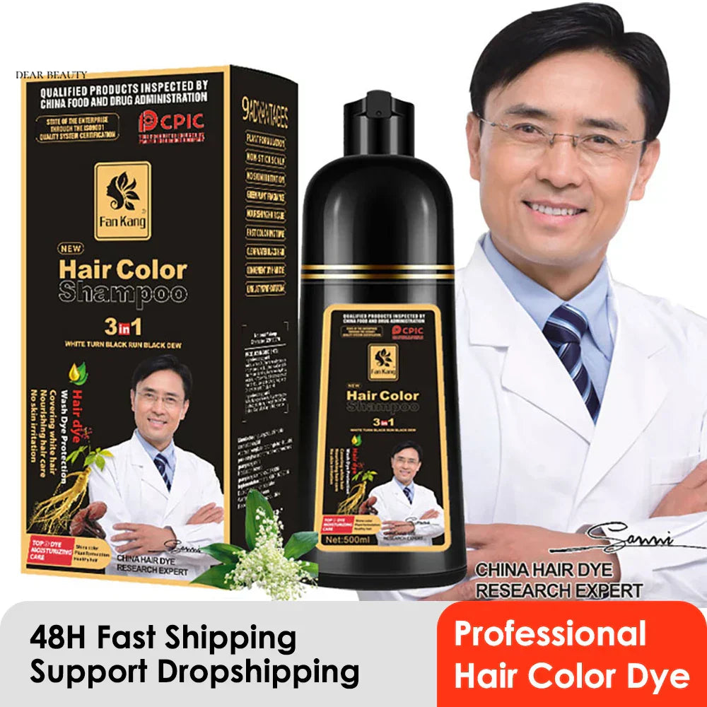 Organic Permanent Hair Shampoo To Dye Canas Women