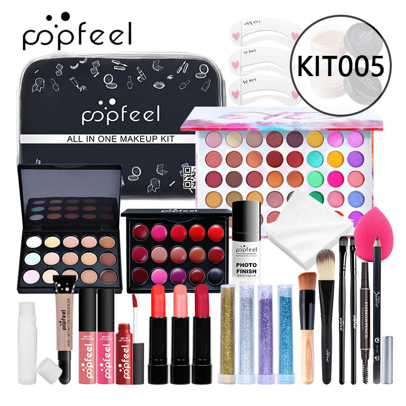 Popfeel Lip Gloss Makeup Brush Eye Shadow Blush