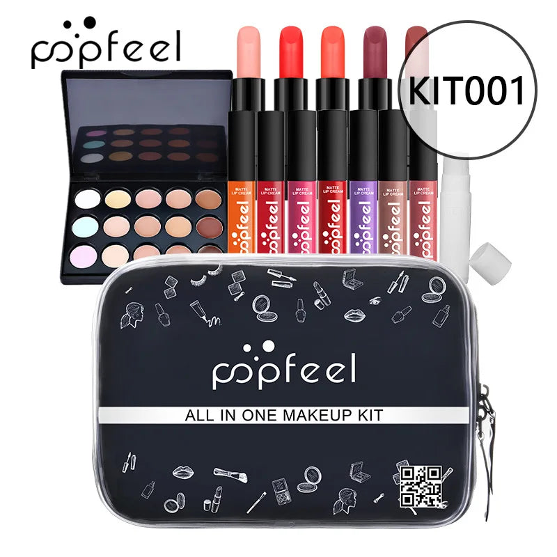 Popfeel Lip Gloss Makeup Brush Eye Shadow Blush