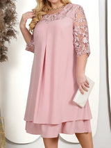 Dresses For Women Embroidery Floral Patchwork Fall Wedding