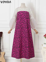 Vonda Maxi Dress Summer Sundress Women Long Lantern