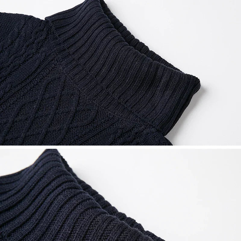 Women Casual Knitted Long Sleeve Winter Dresses Sweater