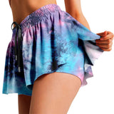 Plus Women Shorts Skirts Sexy High Waisted Elastic