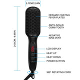 Portable Fast Heating Hair Straighteners Hot Comb For