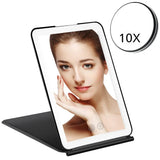 Portable Foldable Travel Makeup Mirror With Led Light