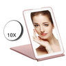 Portable Foldable Travel Makeup Mirror With Led Light