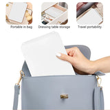 Portable Foldable Travel Makeup Mirror With Led Light