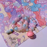 Powder Blue Sweet Lolita Hair Niang Headbands Badge