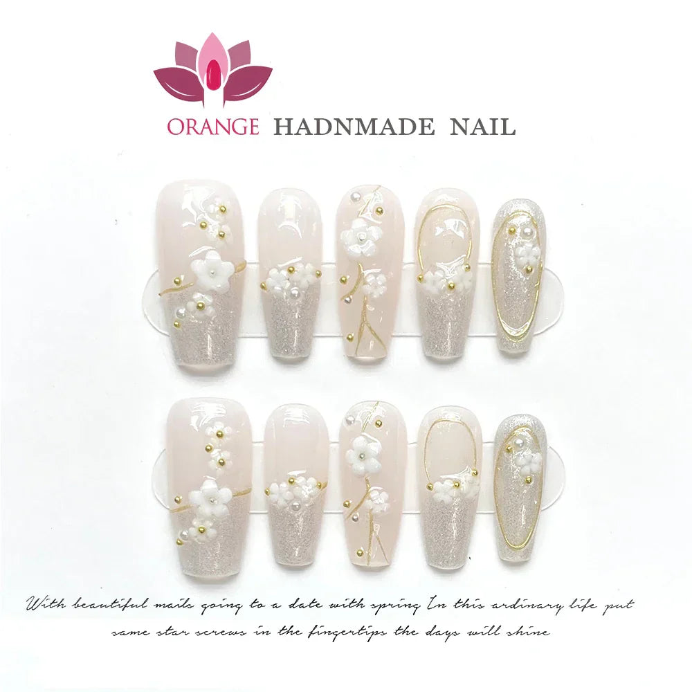Presse On Nail Tips Full Cover With Designed