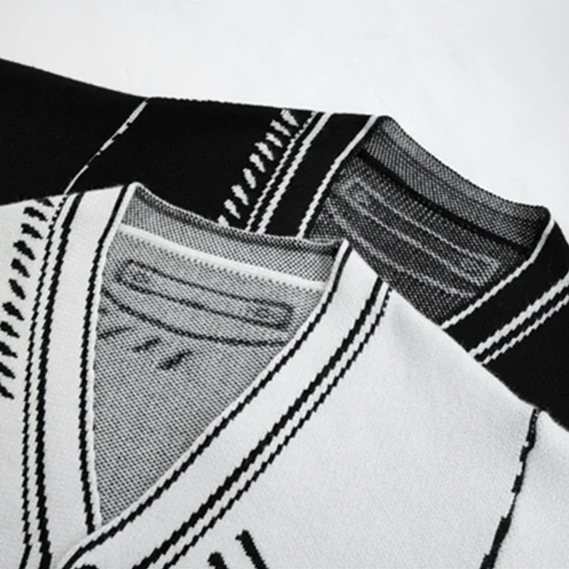 Print Graffiti Cardigan Women Long Sleeve Top Yk