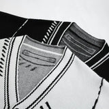 Print Graffiti Cardigan Women Long Sleeve Top Yk