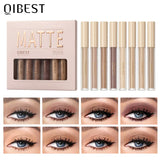 Qibest Colors Liquid Eyeshadow Sets Matte Eyeshadow