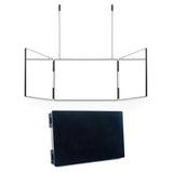 Retractable Adjustable Trifold Mirror Self Hairdressing Shaving Makeup