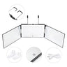 Retractable Adjustable Trifold Mirror Self Hairdressing Shaving Makeup