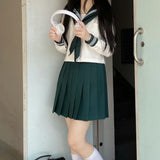 Japanese School Girl Uniform Xs- Jk Green Sailor