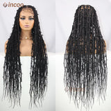 Jungle Synthetic Braids Wig Square Knotless Butterfly