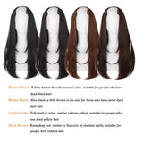 Weilai Women'S V-Shaped Long Hair Extension Synthetic Wig