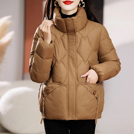 New Winter Women'S Jacket Parkas Down Cotton Padded