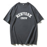 Blessyuki Summer Cotton T-Shirts Women Soft O-Neck Letter