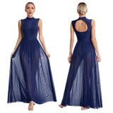 Womens Modern Lyrical Dance Ballet Gymnastics Performance Dancewear