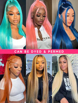 Human Hair X Lace Front Frontal Wig Straight