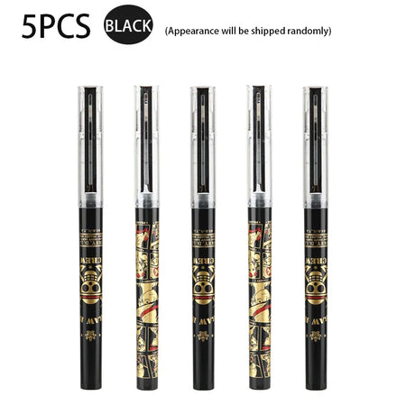 M&G Straight Liquid Signature Pen Black Red